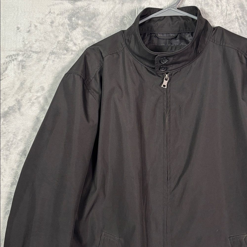 Banana Republic Black Full Zip Snap Neck Closure Jacket Size XL - Picture 7 of 10